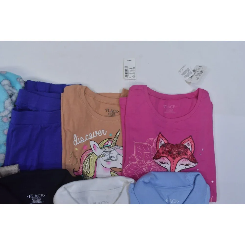 The Childrens Place Lot Of 12 Girls Size Large 10/12 Mixed Season Tops Bottoms